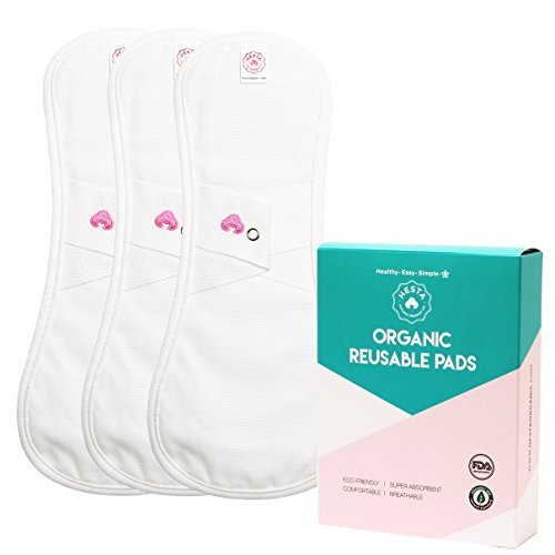 Hesta Organic Cotton Reusable Cloth Menstrual Pads environmentfriendly