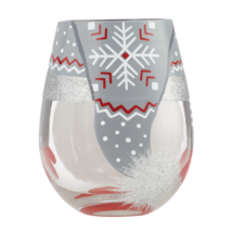 Lolita Stemless Wine Glass Gnome Sweet Gnome 20 oz Giftbox Christmas Collectible image 2