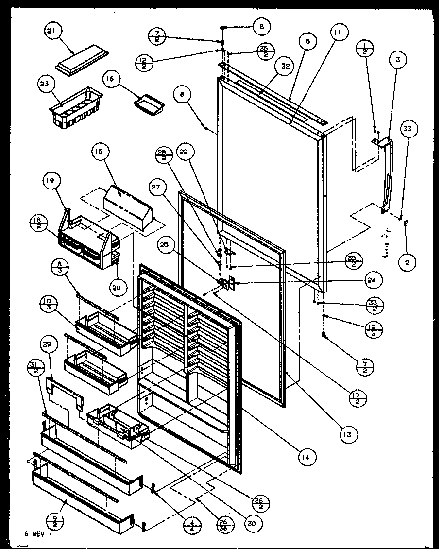 Amana Refrigerator : Fresh Food Door Shelf (10183005) {P3391 ...