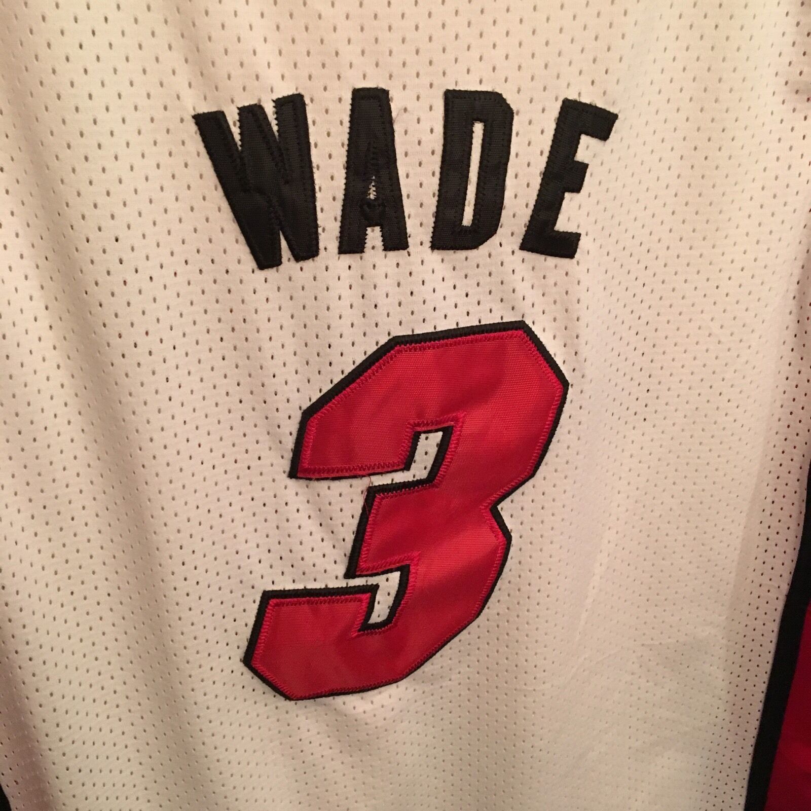 DWAYNE WADE MIAMI HEAT SEWN SZ 2XL JERSEY MITCHELL NESS NEW HOF RETIRED ...