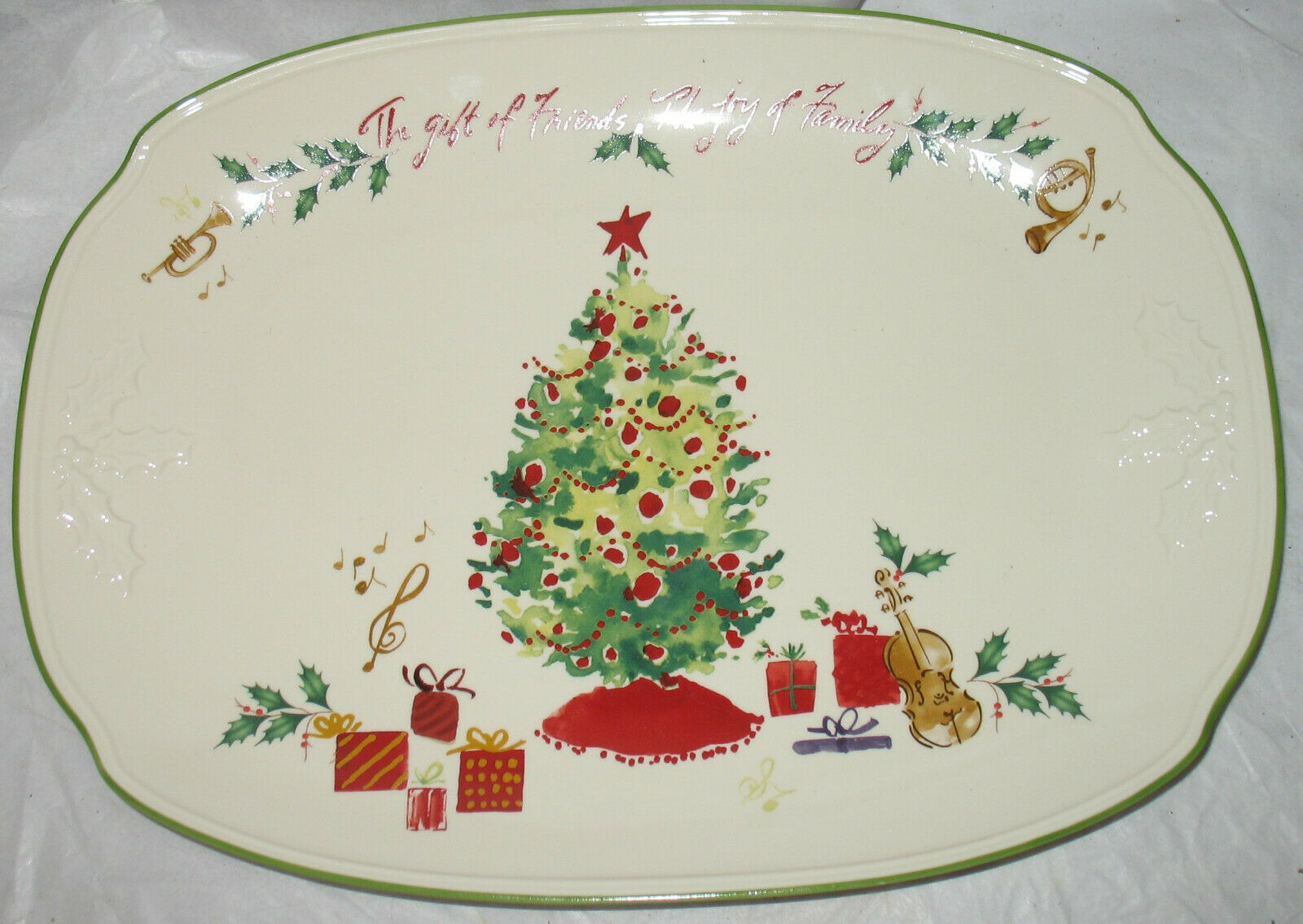 holiday serving platters