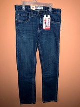 NWT Levi’s 511 Boys Slim Fit Denim Jeans Stretch 5 Design Pockets Blue SZ 16 Reg - $25.99