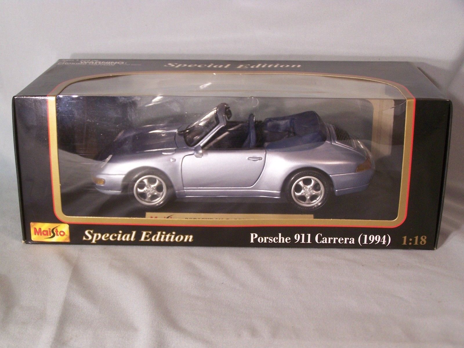 maisto porsche 911 carrera cabriolet 1994