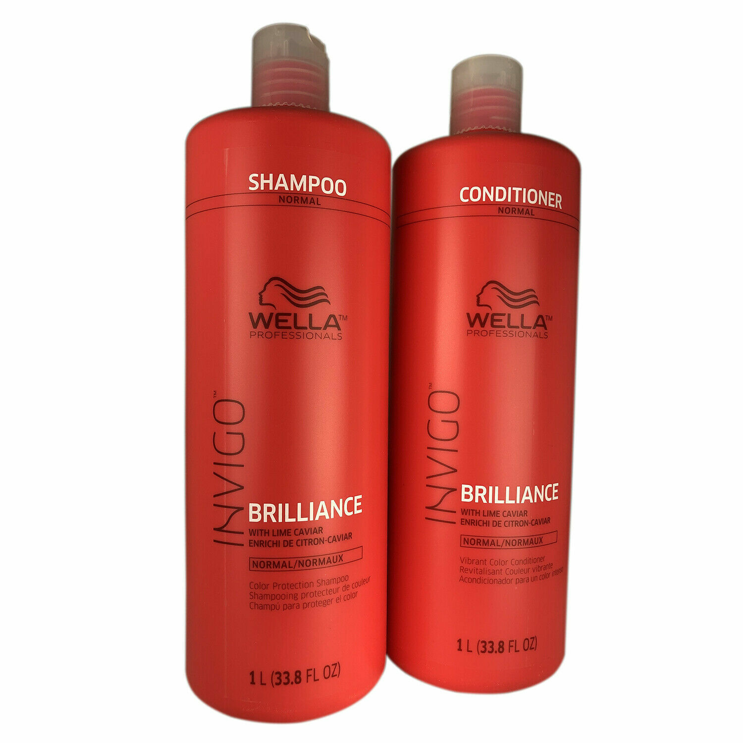 Wella Invigo Brilliance Shampoo And Conditioner Duo 33.8 Oz Each Fine To Norm...