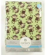 Carter&#39;s Baby Quilted Playard Fitted Sheet Playful Monkeys Design - $14.01