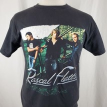 Vintage Rascal Flatts 2004 Here's to You Tour Concert T Shirt Mens Size XL Black - $21.99