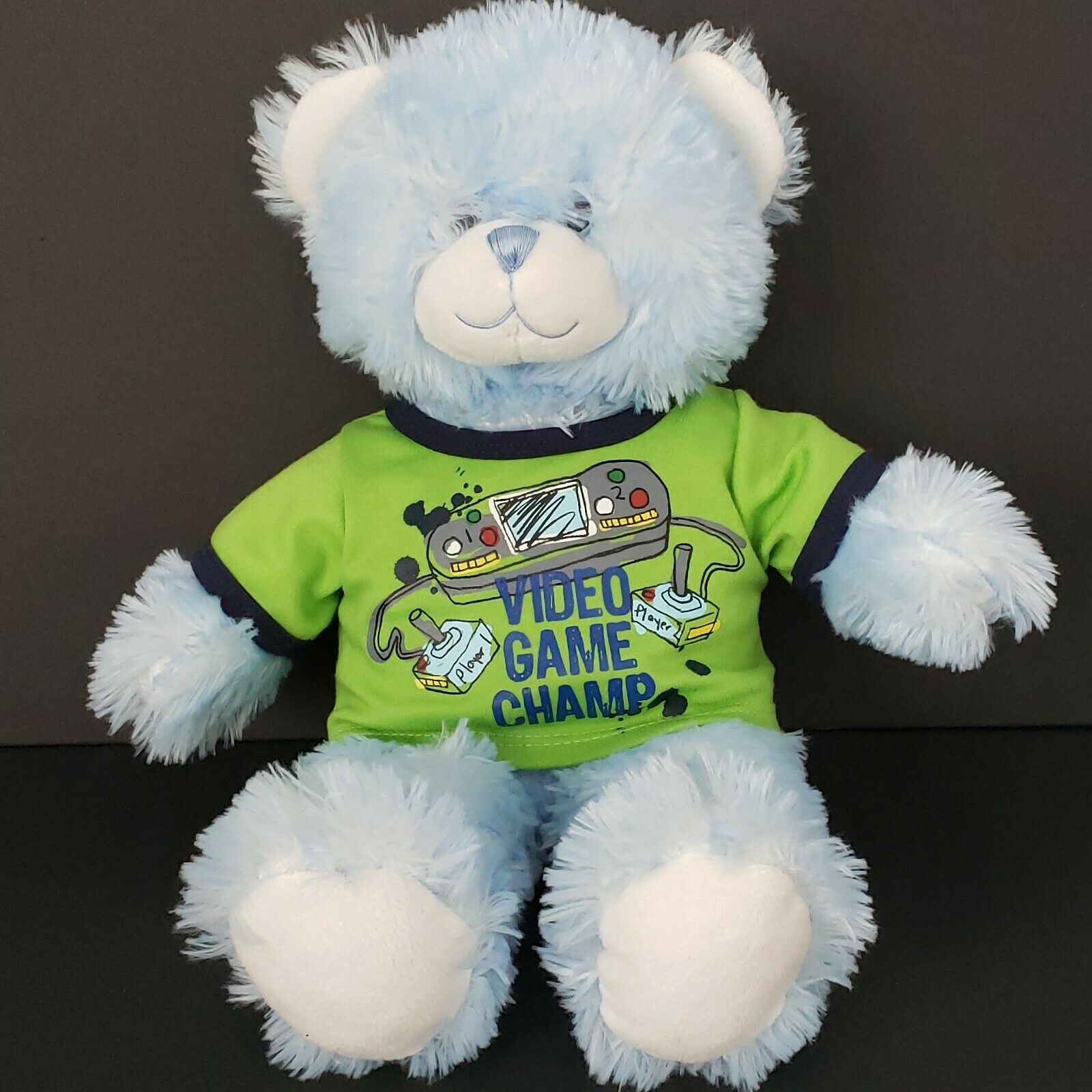 BAB Build A Bear 2010 Teddy Light Blue 