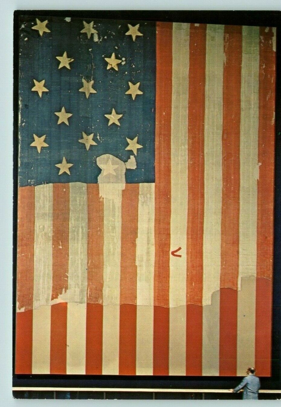 Postcard The Star Spangled Banner Flew Over Fort Mchenery In Baltimore