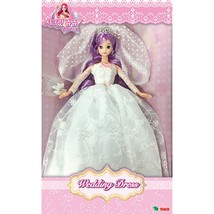Secret Jouju Wedding Dress Toy Doll Wedding Shoes Earring Crown Veil Costumes image 1