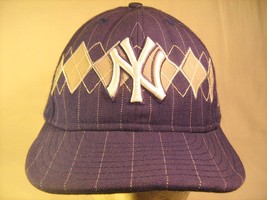 Men's Cap Mlb New York Yankees 59FIFTY Size 7 1/2 Blue New Era [M3e] - $22.33