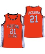Any Name Number Fighting Illinois College Basketball Jersey Cockburn Ora... - $34.99+
