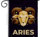 Aries Garden Flag Zodiac 13 X18.5 Double-Sided House Banner