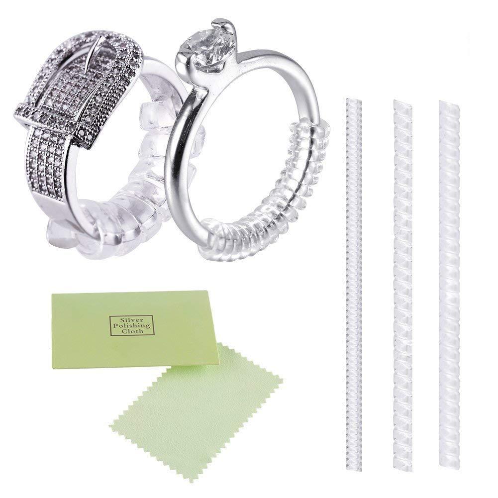 LOKIPA Ring Guards for Loose Rings Set of 3, Ring Size Adjuster 3 Sizes