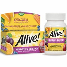 Nature&#39;s Way Alive Women&#39;s Energy Complete Multivitamin 50 Tablets EXP 1... - $10.25