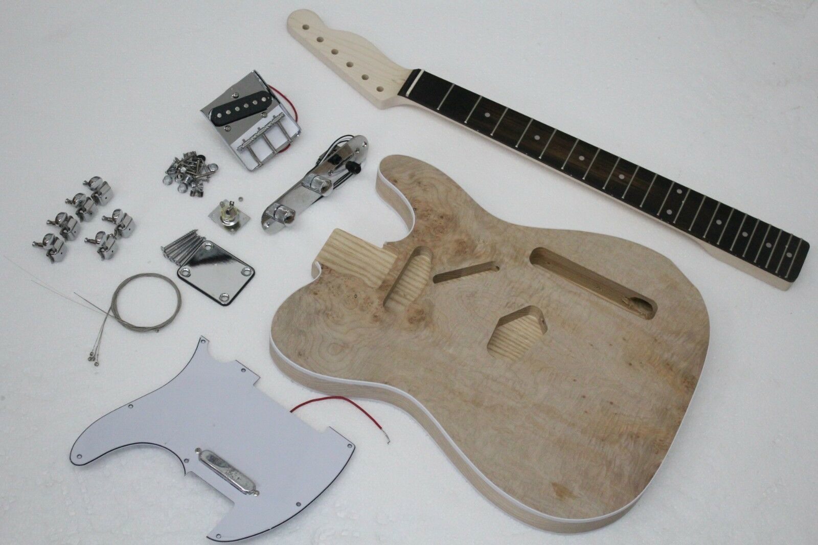 Project Electric Guitar Builder Kit Diy With All Accessories With Ash