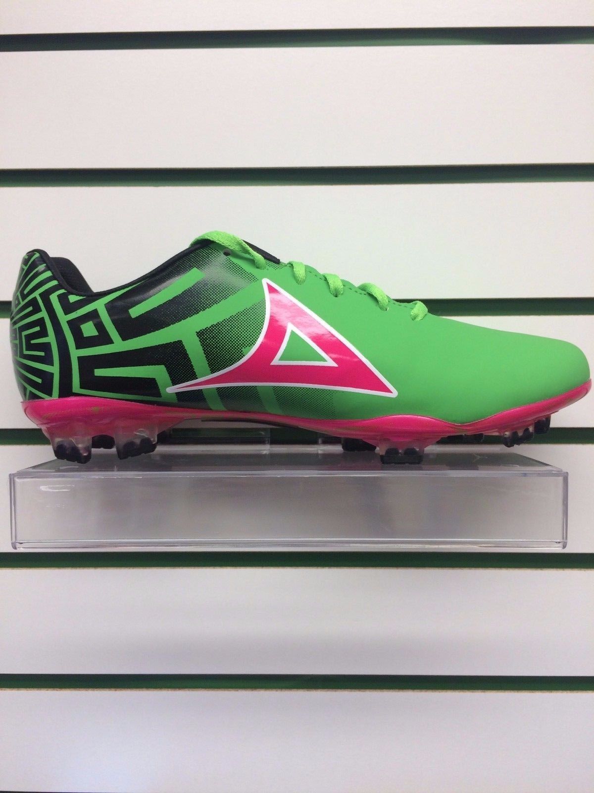 Pirma KIDS Soccer Cleats-Style 550-White//Black//Pink-Imperio Light