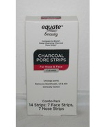 Biore Charcoal Deep Cleansing Pore Strips 12 Strips Nose and Face New In... - $14.84