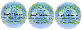 Hempz Triple Moisture Bath Bomb (3 pack)