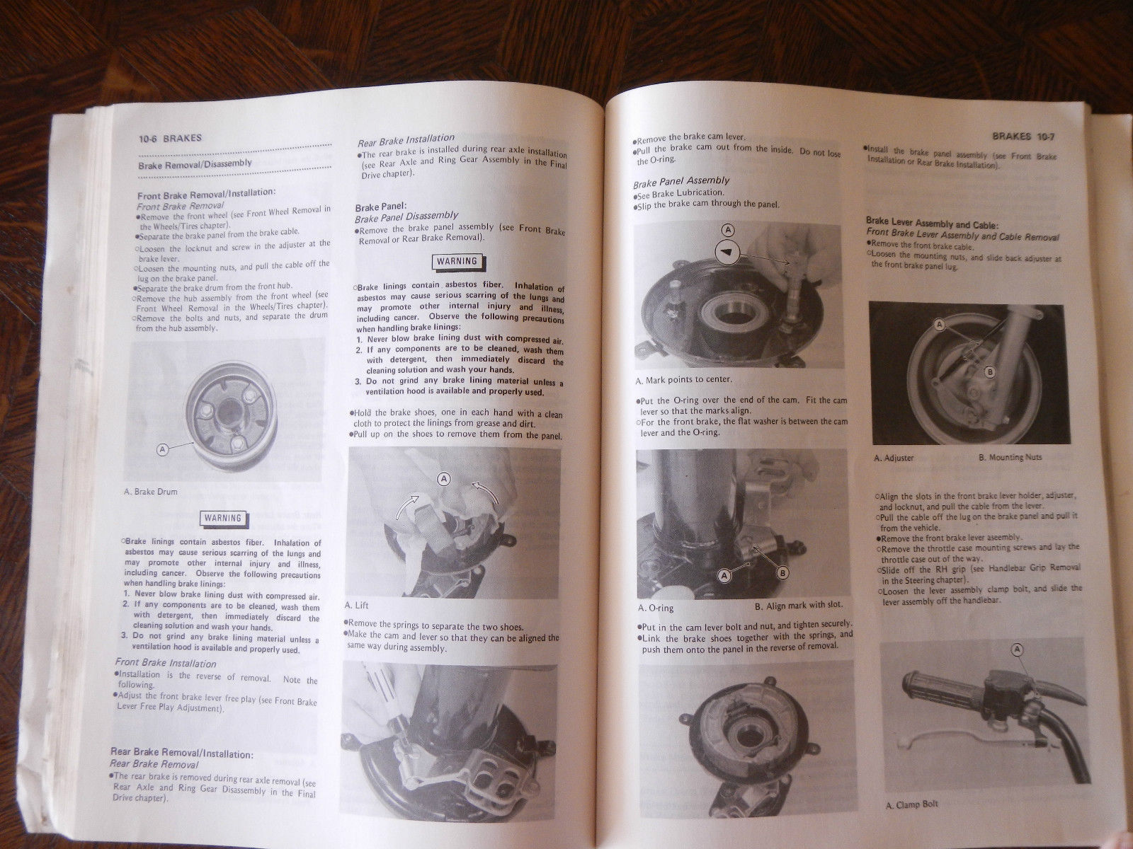 ... 85 KAWASAKI KLT160 KLT 160 SHOP REPAIR SERVICE MANUAL ...