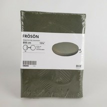 Ikea Froson Round Green Zippered Chair Cover 13.75" New - $19.39