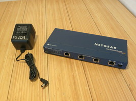 NETGEAR FS104 4 Port Switch With Power Supply - $23.36