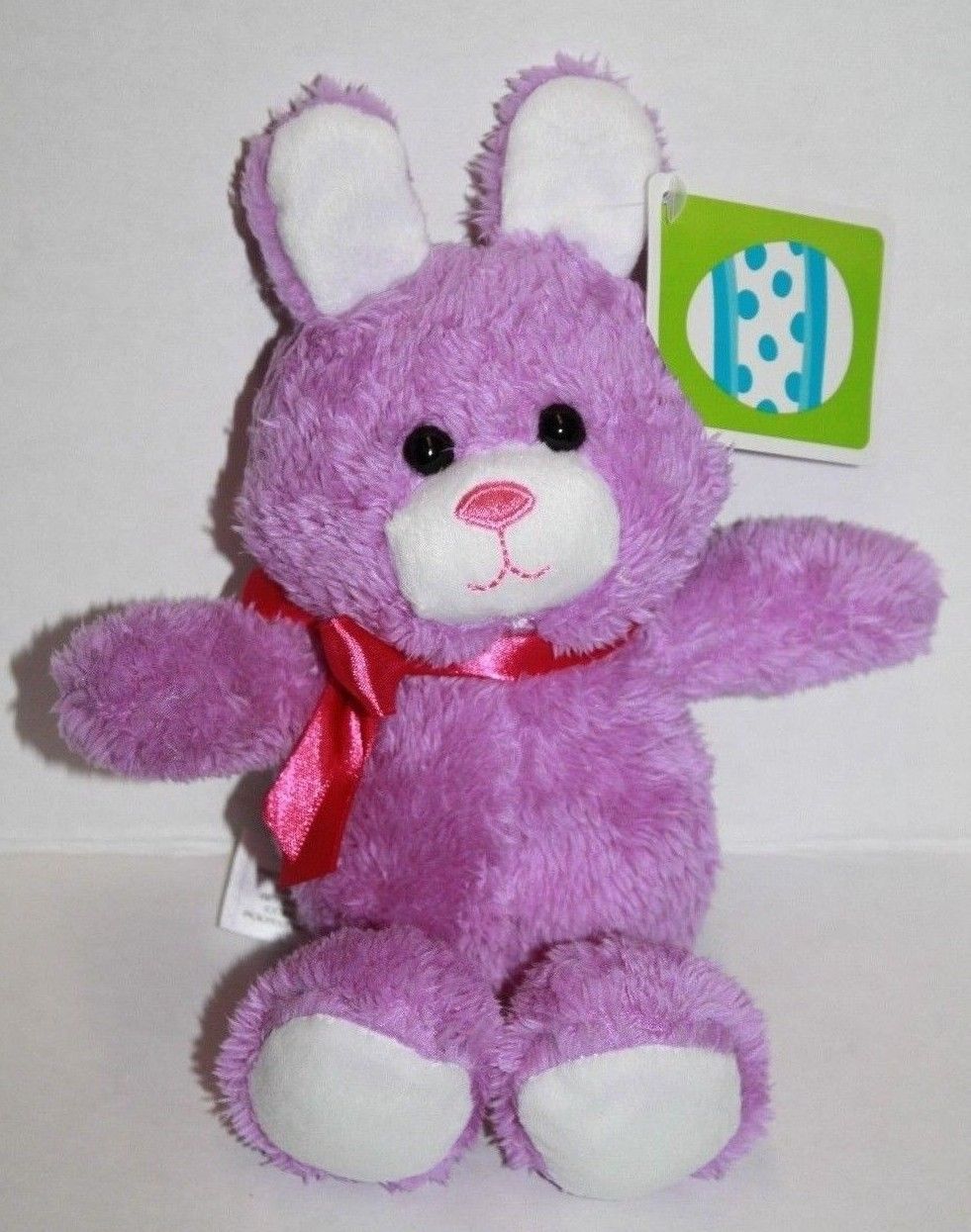 Animal Adventure Bunny Green Blue Tie Dye Soft Fluffy Stuffed 2018 Plush Toy 12" 