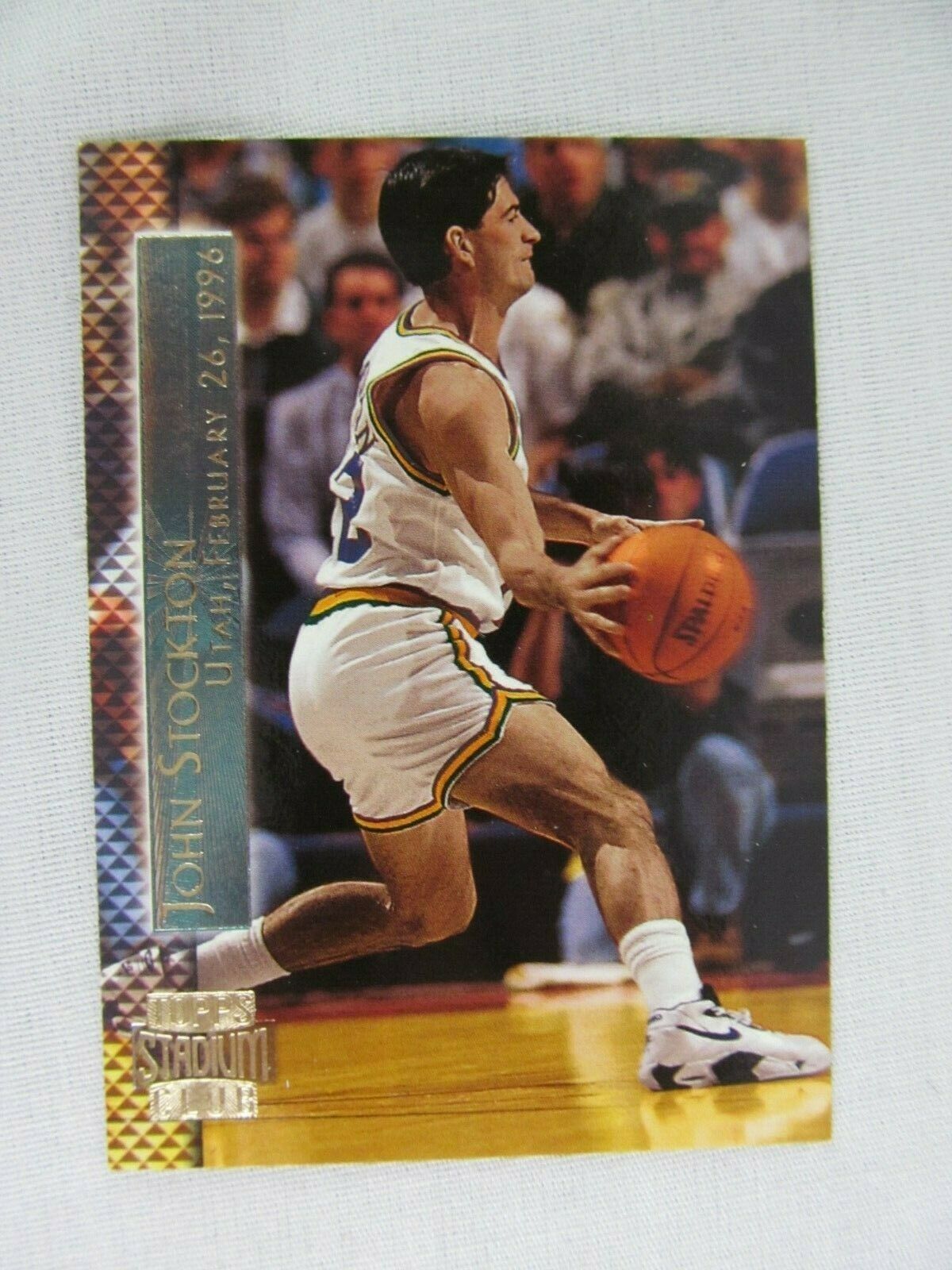 John Stockton Utah Jazz 1996 Topps Basketball Card SM 5 Basketball Cards