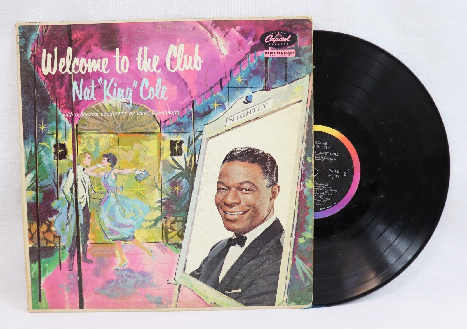 Primary image for VINTAGE Nat King Cole Welcome to the Club LP Vinyl Record Album W1120