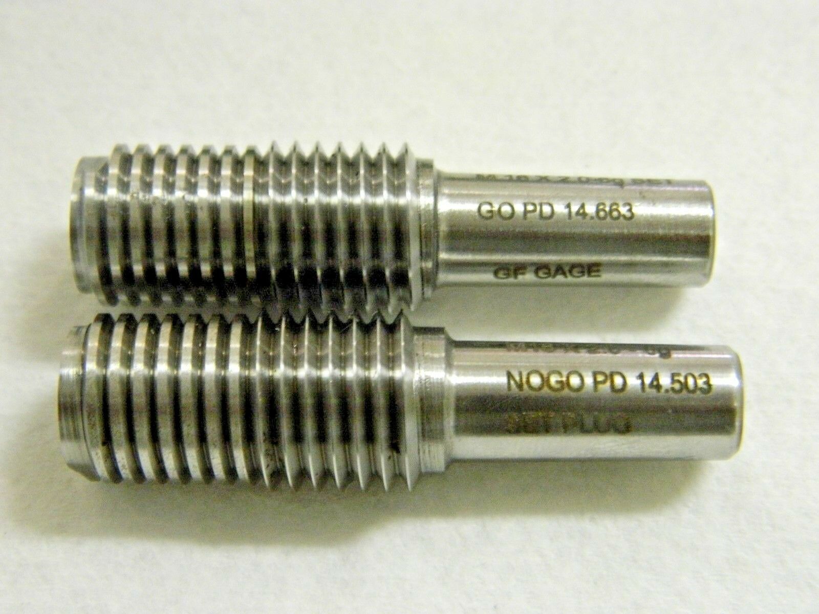 GF Gage Go/No Go Truncated Taperlock Thread Gage M16x2.0 6G Qty 3 PCS
