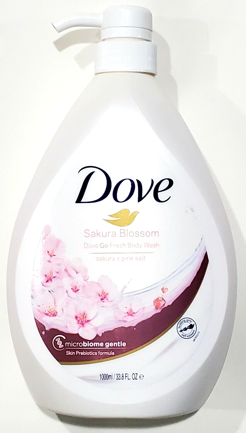 Primary image for Dove Sakura Blossom Go Fresh Body Wash Skin Prebiotics Formula 33.8 Oz.