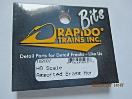 Rapido # 102107 Brass Air Horn Assorted Pack of 6 HO Scale image 5