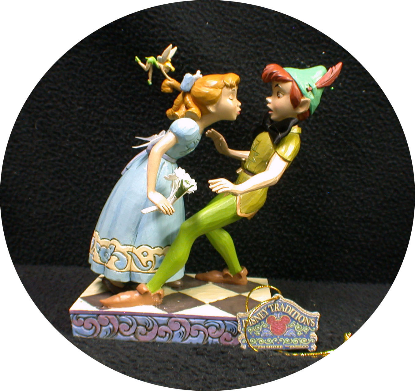 Primary image for Peter, Wendy & Tinkerbel Wedding Cake Topper Disney Groom top Centerpiece figure