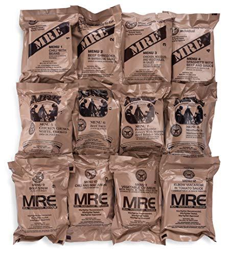 : MREs (Meals Ready-to-Eat) Genuine U.S. Military Surplus Assorted Flavor (6-Pack...