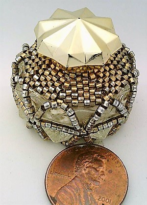 Beaded Decorative Perfume Bottle  - $12.25