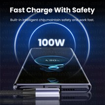 Workshop Tools 6A 100W USB Type C Cable PD Fast Charging Cable 5A Data C... - $25.00