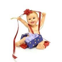 Bradford Exchange Santa It&#39;s Not Easy Being Cute Christmas Baby Ornament... - $24.49