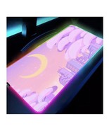 Anime Background LED Gaming Mouse Pad, Large Colorful Computer Mouse Pad - $49.99+