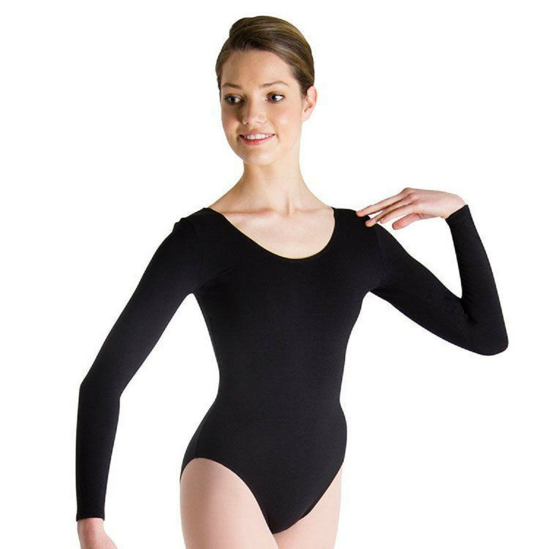 Body Wrappers BWC126 Girl/'s Size 6X-7 Fits 4-6 Light Pink Long Sleeve Leotard