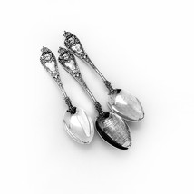 Watson Cherub Teaspoons 5 O Clock Spoon Set Sterling Silver - $196.35