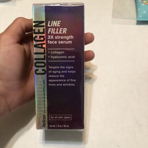 Refinex Collagen Line Filler Collagen Hyaluronic Acid 3X Strength Serum ...