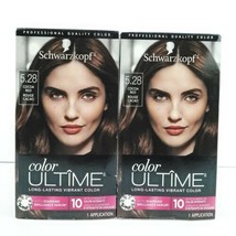 2x Schwarzkopf 5.28 Color Ultime Cocoa Red Permanent Color  - $34.64