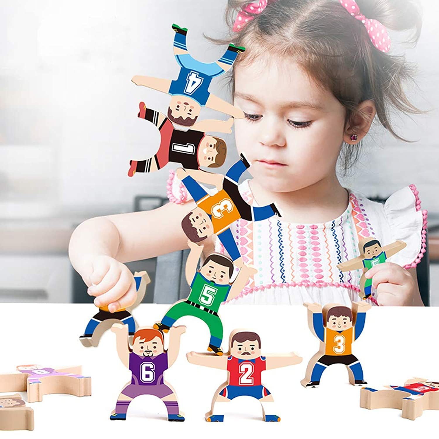 Primary image for Balancing Stacking S Soccer Player Parent Child Children'S Educational