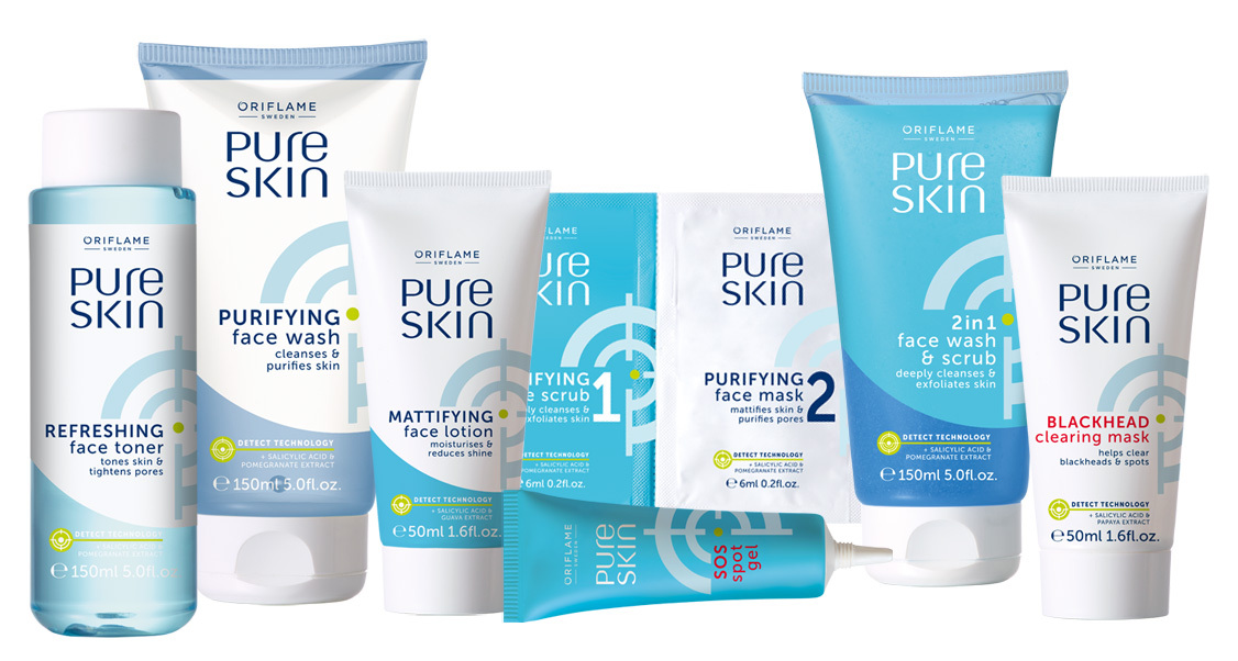 Oriflame Pure Skin Scrub Face Wash Review - facial scrub.