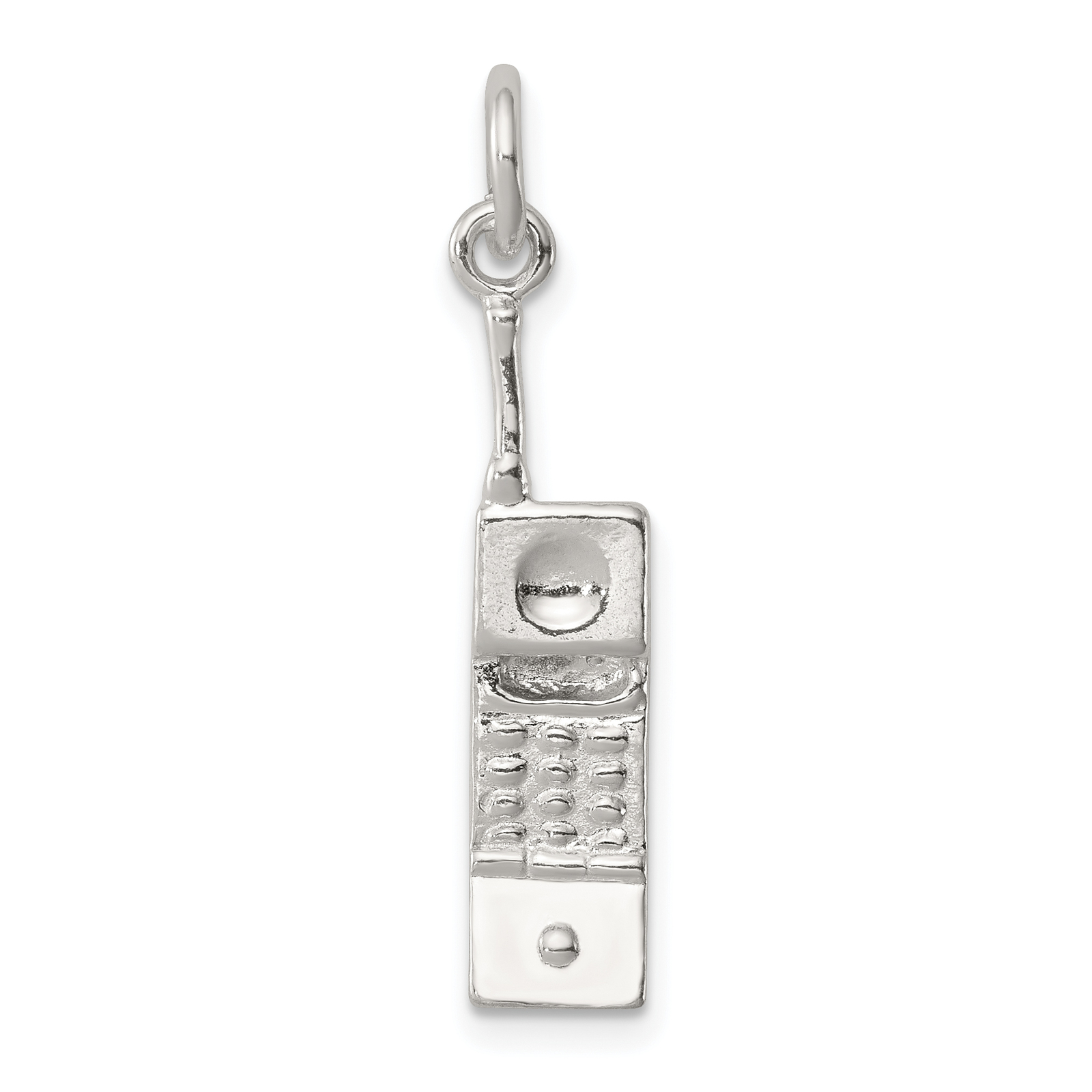 Sterling Silver Cell Phone Charm Fine Charms & Charm Bracelets