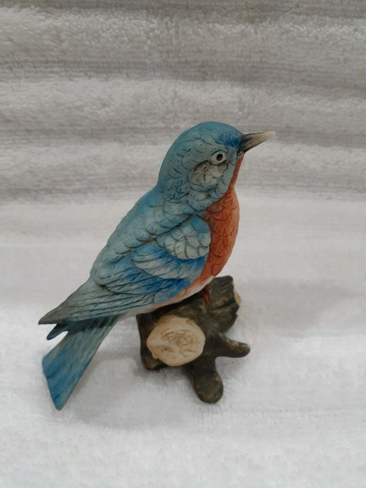 Vintage Malaysia Asia Birds Eastern Bluebird Figurine by Deutsche ...