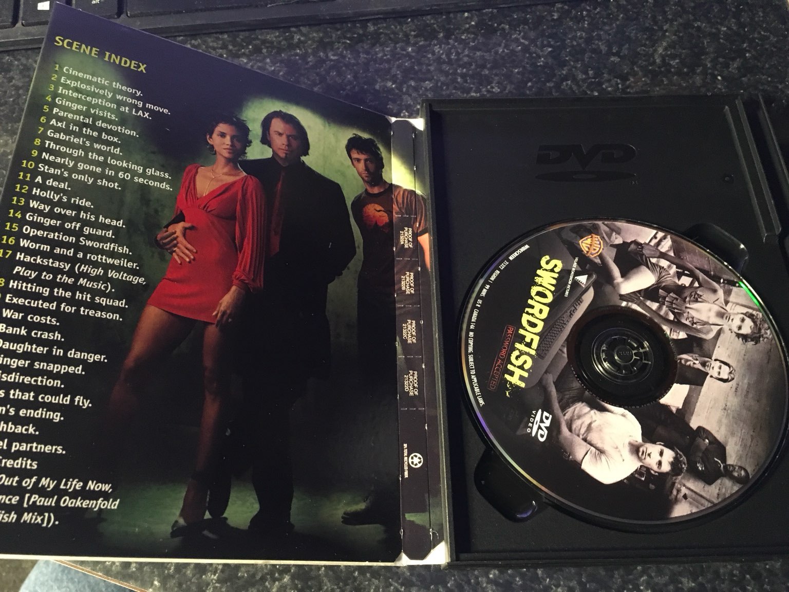 Swordfish DVD Movie isbn 0790761459 DVD, HD DVD & Bluray