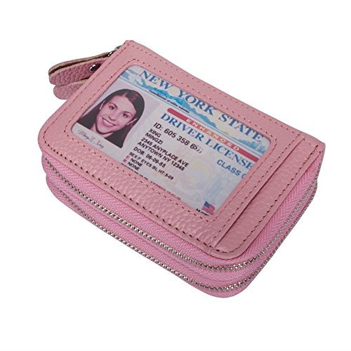 VIVOCASE Leather Credit Card Wallet RFID Credit Card Holder Secure ...