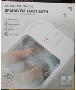 Sharper Image Spa Haven Foot Bath, Heated with Rollers and LCD Display - $164.55