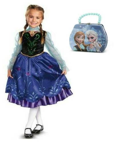 Disguise - Girls disney princess frozen anna dress & purse halloween costume-size 7/8
