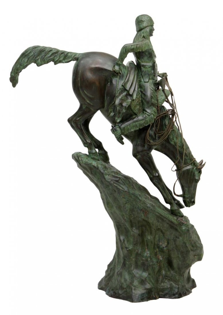 Mountain Man Pure Bronze Collectible Sculpture Statue by Remington